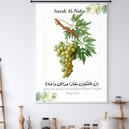 Surah Al-Naba, Al-Anam & Al-Tin Poster