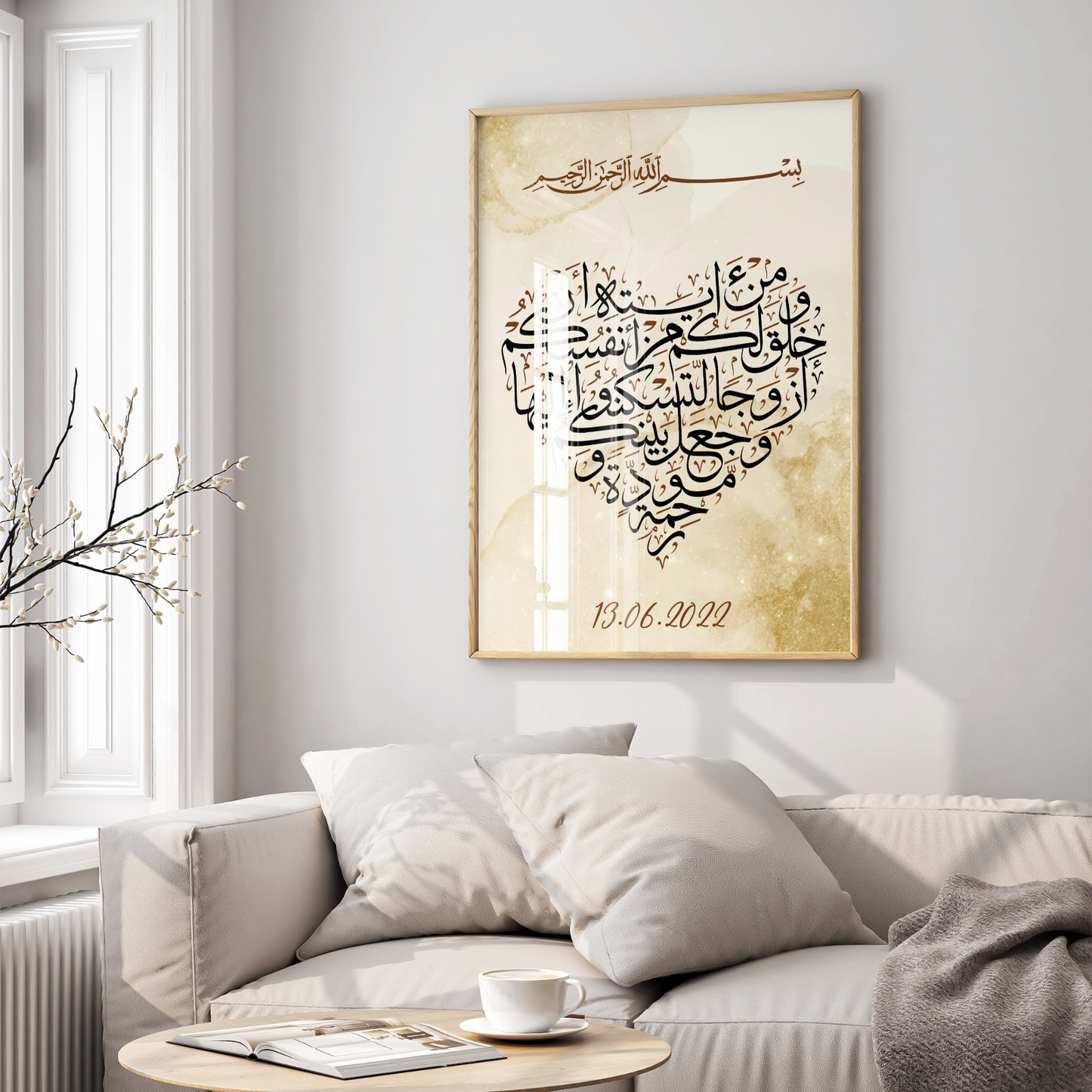 "And we created you in pairs" - Personaliertes Poster