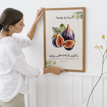 Surah Al-Naba, Al-Anam & Al-Tin Poster