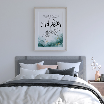 "Wir haben euch als Paare erschaffen" Poster